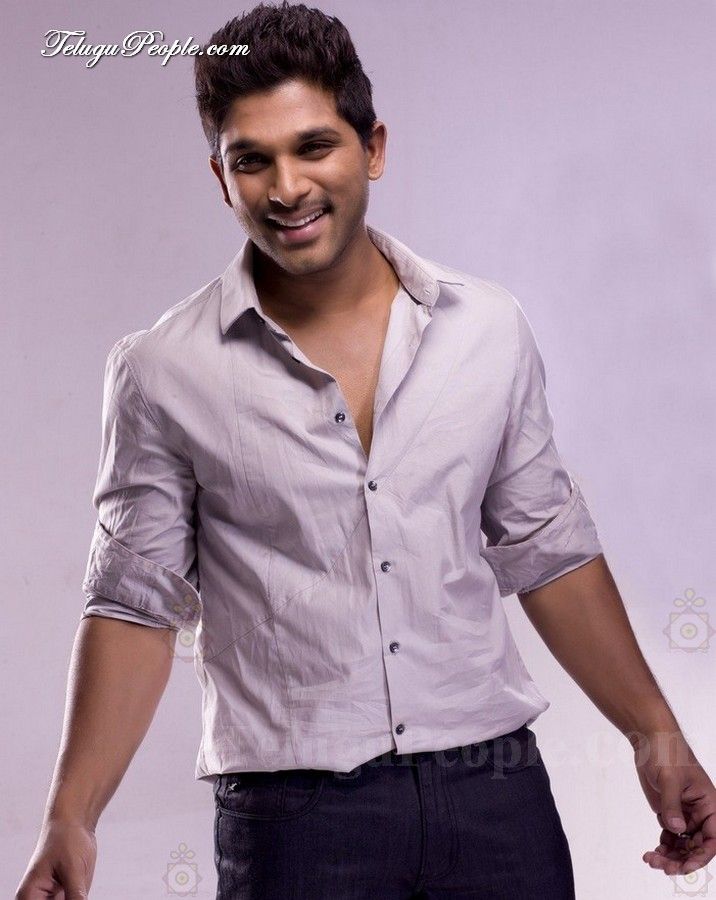 allu arjun in formal dress